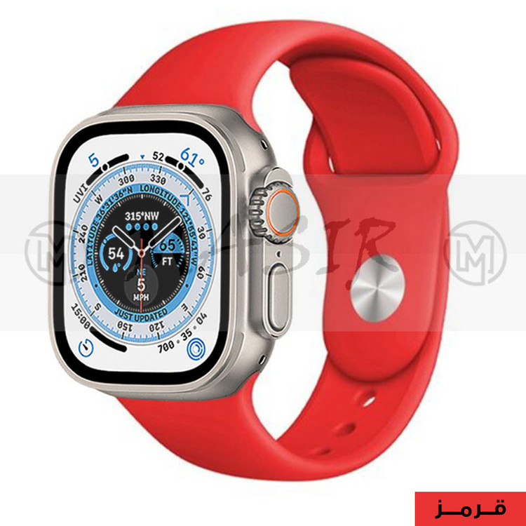 بند مسیر مدل Silicone Strap مناسب برای اپل واچ Ultra 49mm / Ultra 2 49mm
