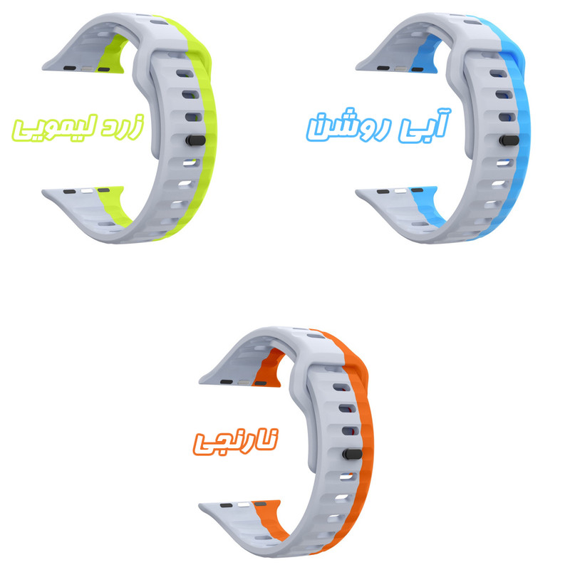 بند گوف Silicone-Y مناسب برای اپل واچ سری 10 سایز 46 میلی متری