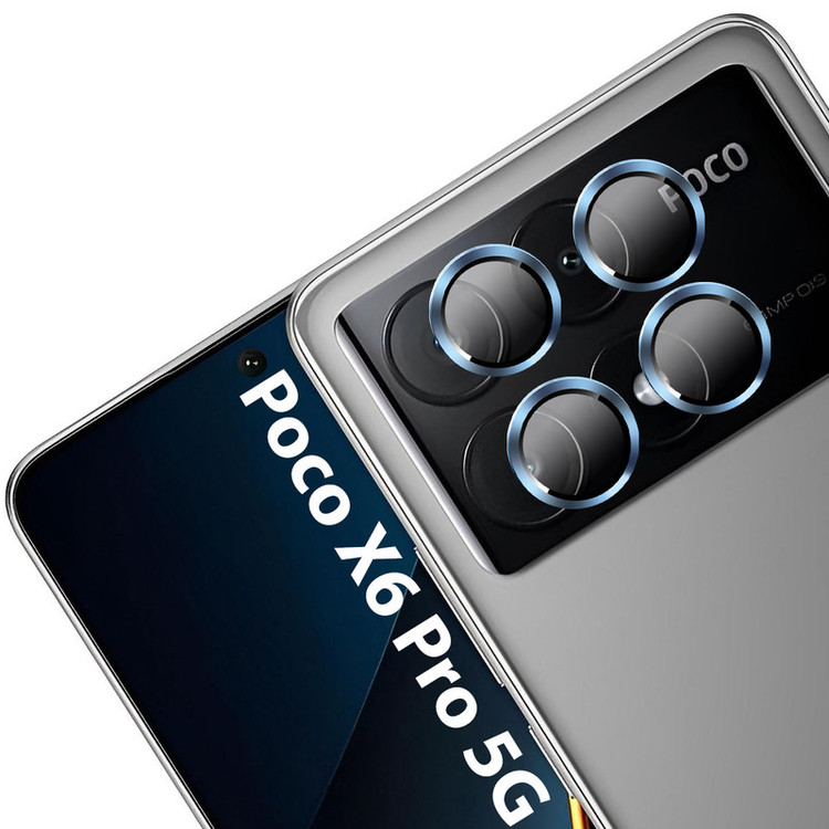 محافظ لنز دوربین کینگدام مدل رینگی مناسب برای گوشی موبایل اپل شیائومی Poco X6 Pro 5G