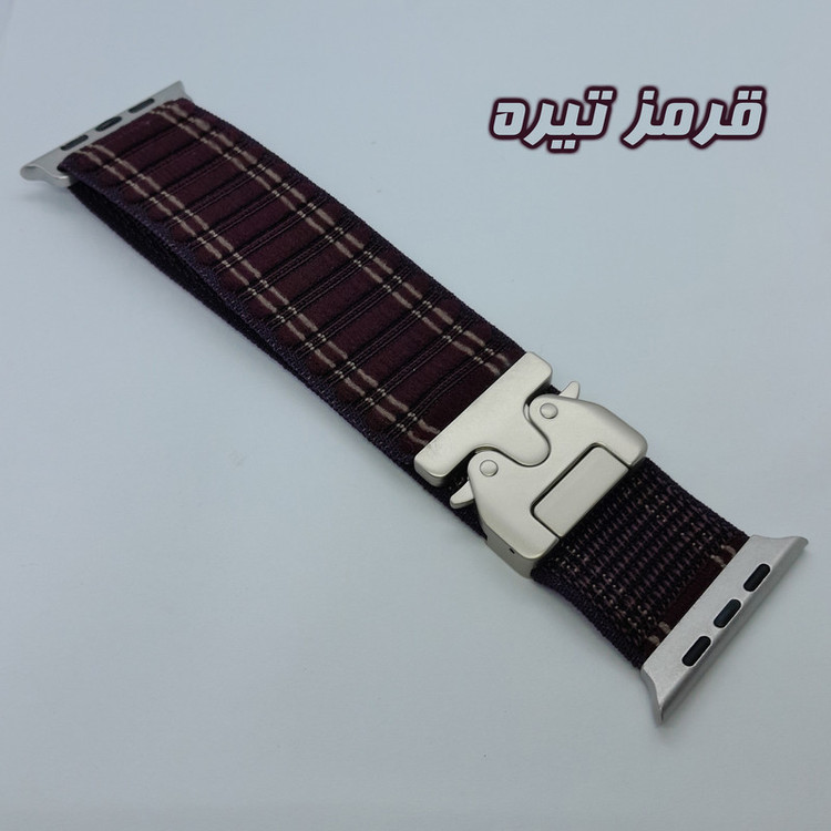 بند گوف مدل Parachute Nylon مناسب برای اپل واچ سری 10 سایز 46 میلی متری