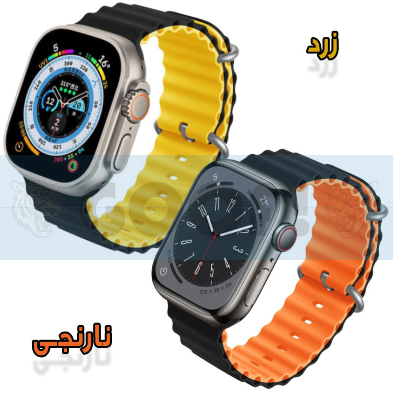 بند گوف مدل Ocean Silic Strap مناسب برای اپل واچ Ultra 49mm / Ultra 2 49mm