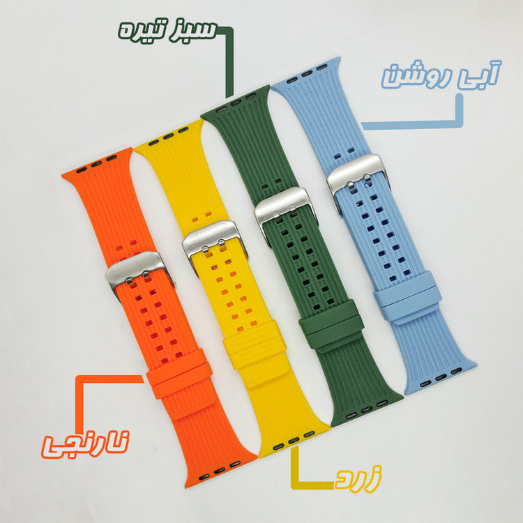 بند گوف مدل Silicone Silix-B مناسب برای ساعت هوشمند اپل واچ سری 10 سایز 46 میلی متری