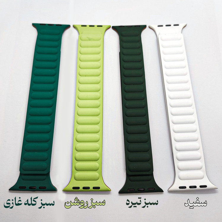 بند گوف مدل Silicon Loop Magnetic مناسب برای اپل واچ سری 8 سایز 41 میلی متری