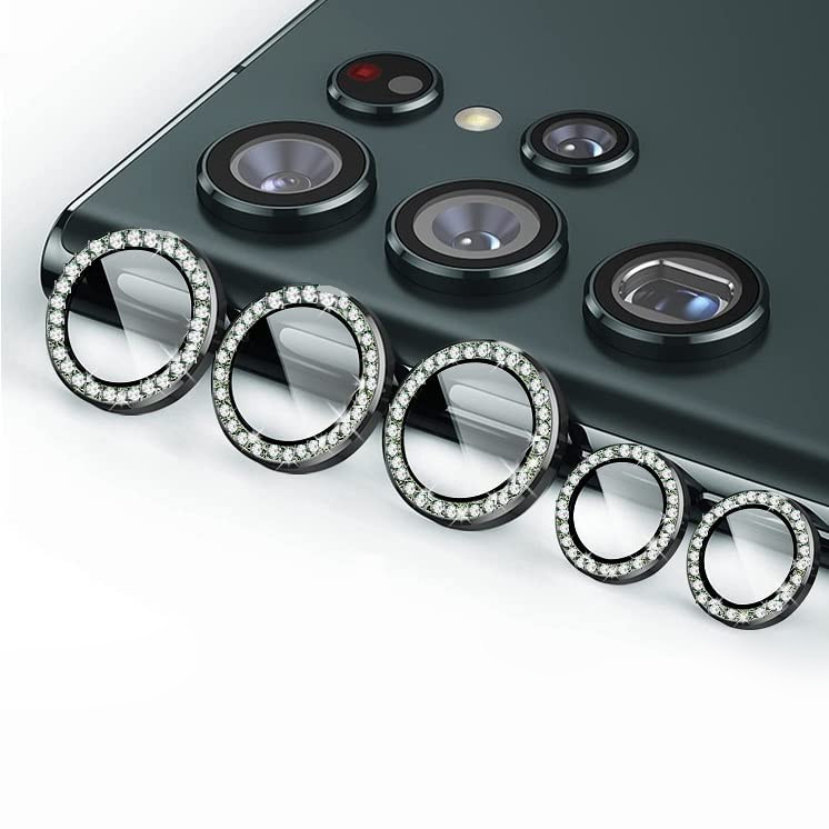 محافظ لنز دوربین گوف مدل Diamond مناسب برای گوشی موبایل سامسونگ Galaxy S23 Ultra