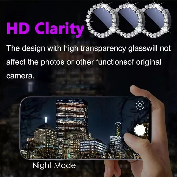 محافظ لنز دوربین گوف مدل Diamond مناسب برای گوشی موبایل سامسونگ Galaxy S23 Ultra