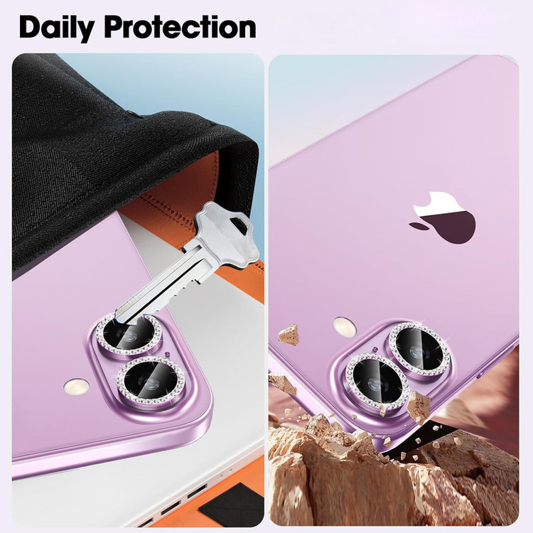 محافظ لنز دوربین گوف مدل Luxury مناسب برای گوشی موبایل اپل iPhone 16 / 16 Plus