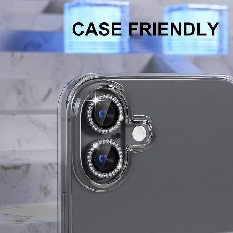 محافظ لنز دوربین گوف مدل Luxury مناسب برای گوشی موبایل اپل iPhone 16 / 16 Plus