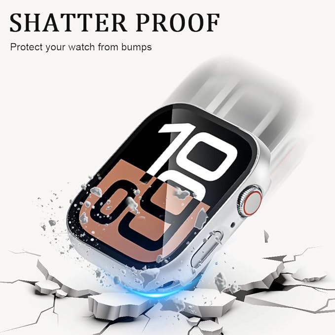 بند گوف مدل CoverT-3Bead مناسب برای اپل واچ سری 10 سایز 46 میلی متری به همراه کاور