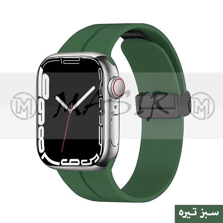 بند مسیر مدل Bracelet Correa Magnetic مناسب برای اپل واچ سری 1/2/3/4/5/6/7/8/9/SE/ULTRA سایز 42/44/45/49 میلی متری