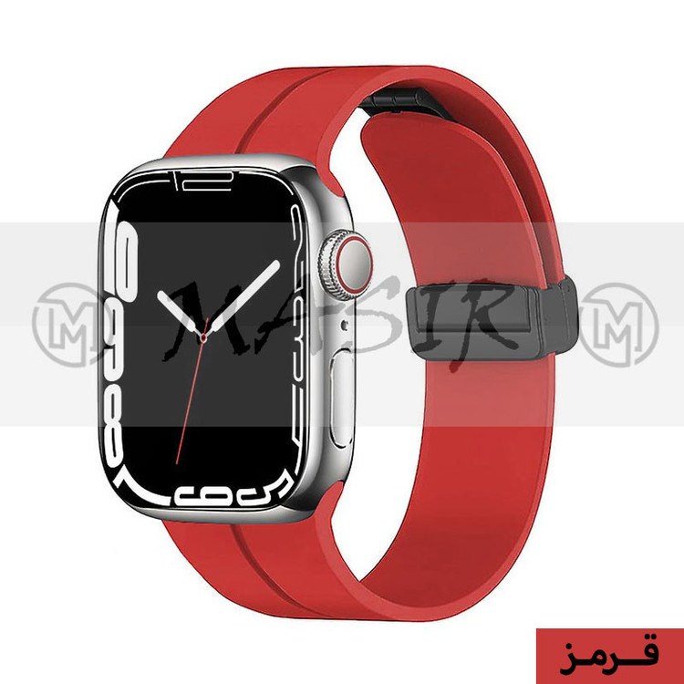 بند مسیر مدل Bracelet Correa Magnetic مناسب برای اپل واچ سری 1/2/3/4/5/6/7/8/9/SE/ULTRA سایز 42/44/45/49 میلی متری