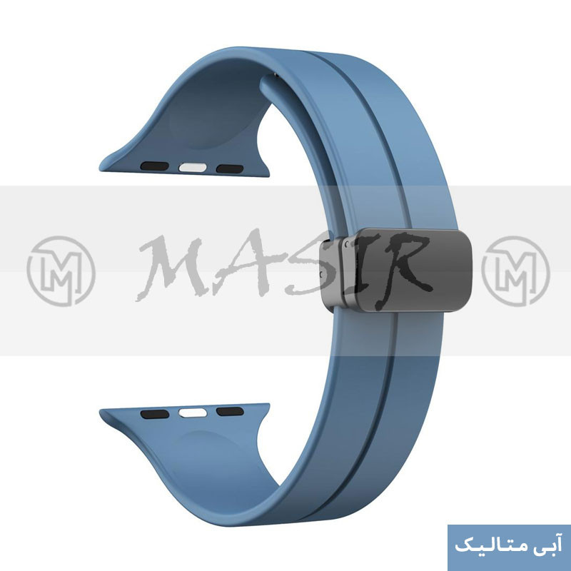 بند مسیر مدل Bracelet Correa Magnetic مناسب برای اپل واچ سری 1/2/3/4/5/6/7/8/9/SE/ULTRA سایز 42/44/45/49 میلی متری