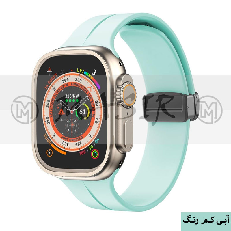 بند مسیر مدل Bracelet Correa Magnetic مناسب برای اپل واچ سری 1/2/3/4/5/6/7/8/9/SE/ULTRA سایز 42/44/45/49 میلی متری