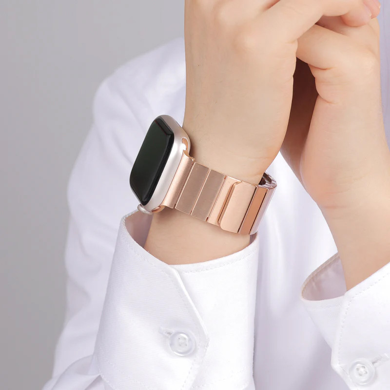 بند گوف مدل Luxury Magnet مناسب برای اپل واچ سری 10 سایز 46 میلی متری