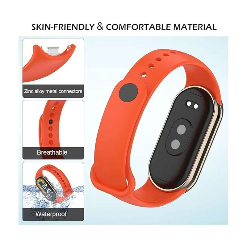 بند مسیر مدل SilicMi مناسب برای ساعت هوشمند شیائومی Mi Band 10