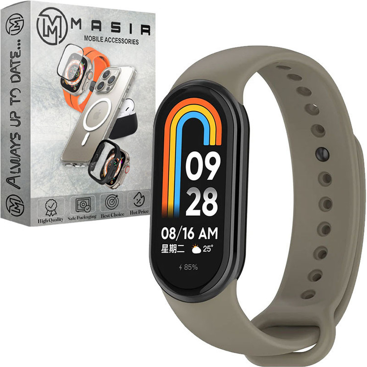 بند مسیر مدل SilicMi مناسب برای ساعت هوشمند شیائومی Mi Band 9