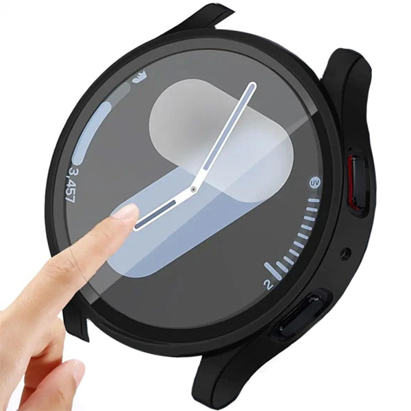بند گوف مدل BLK Silicone Magnet مناسب برای ساعت هوشمند سامسونگ Galaxy Watch 7 44mm به همراه کاور
