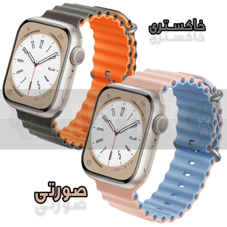 بند پنتر مدل Silicone Loop Ocean مناسب برای اپل واچ Ultra 49mm / Ultra 2 49mm