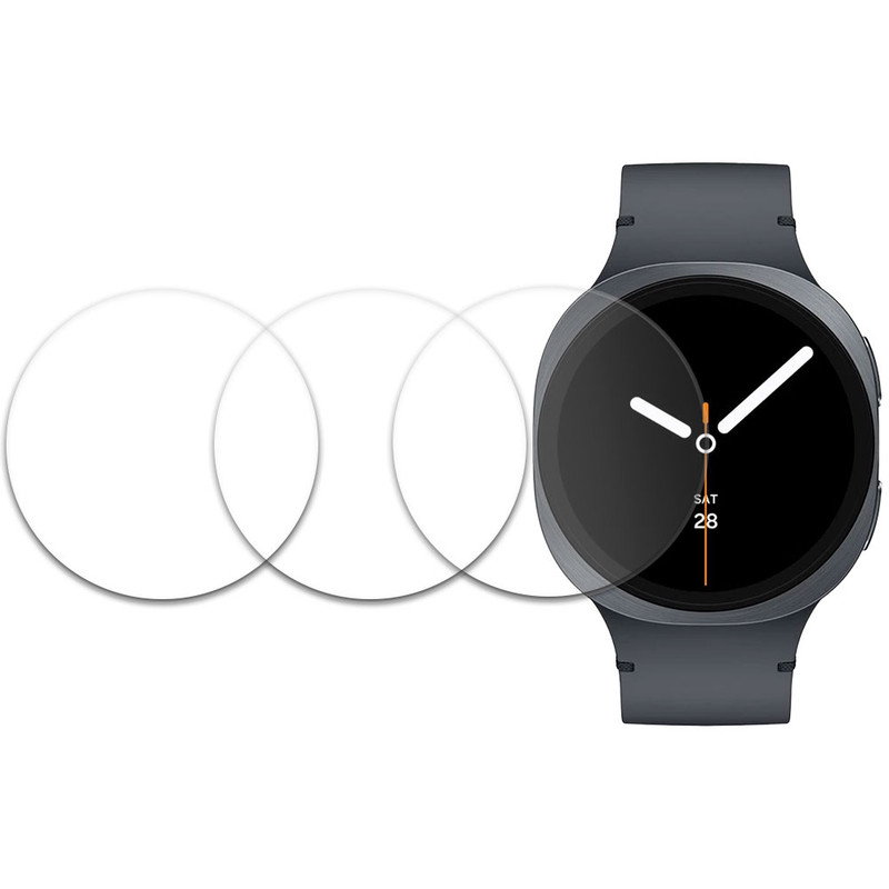 محافظ صفحه نمایش گوف مدل Tempered Glass مناسب برای ساعت هوشمند سامسونگ Galaxy Watch 8 Classic 46mm بسته سه عددی