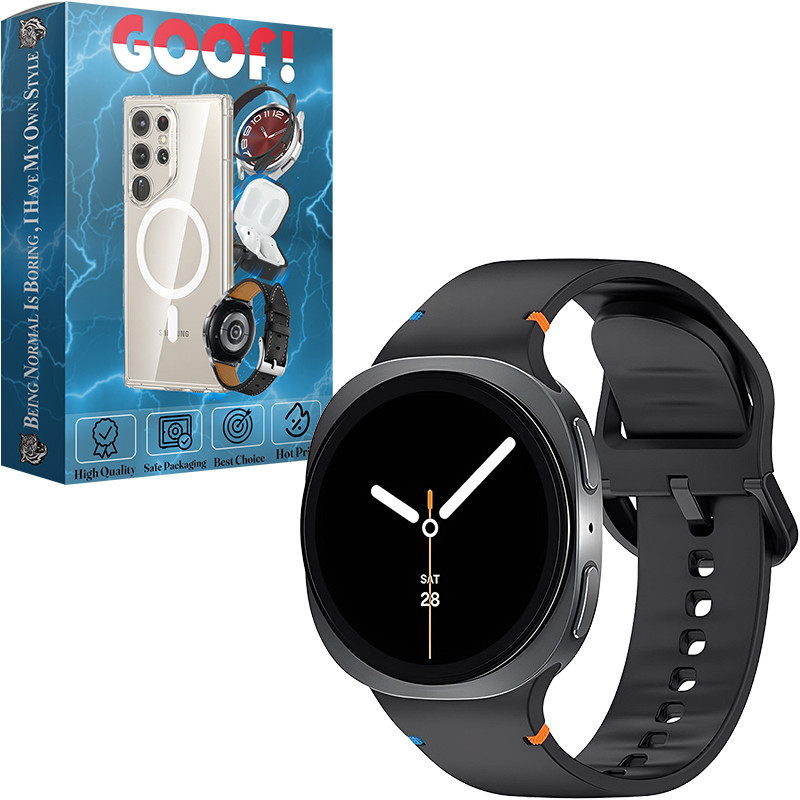 بند گوف مدل Silicone ORG Sport مناسب برای ساعت هوشمند سامسونگ Galaxy Watch 8 40mm