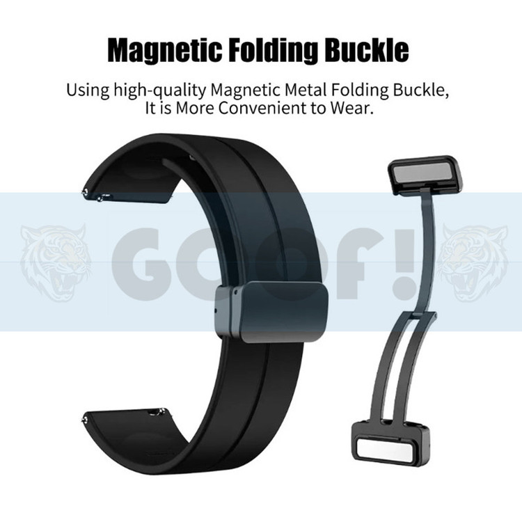 بند گوف مدل Silicon Magnetic مناسب برای ساعت هوشمند سامسونگ Galaxy Watch Active / Active 2 40mm / Active 2 44mm / Watch 3 41mm / Watch 4 40mm / 4 44mm / watch 4 classic 42mm / watch 4 classic 46mm