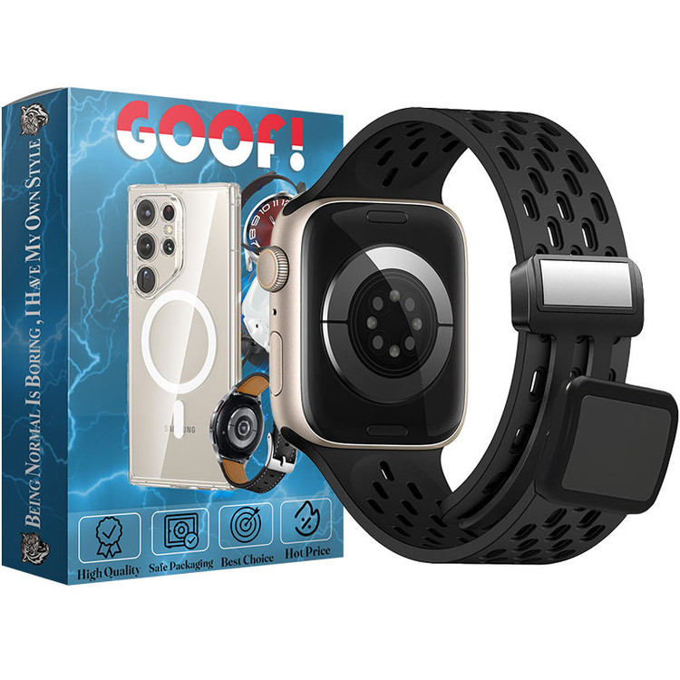 بند گوف مدل Breathable Silicone Clasp مناسب برای ساعت هوشمند HW9 Pro / HW9 Pro Max / HW9 Ultra Max /HW68 / HK29 Ultra 2 / 49mm