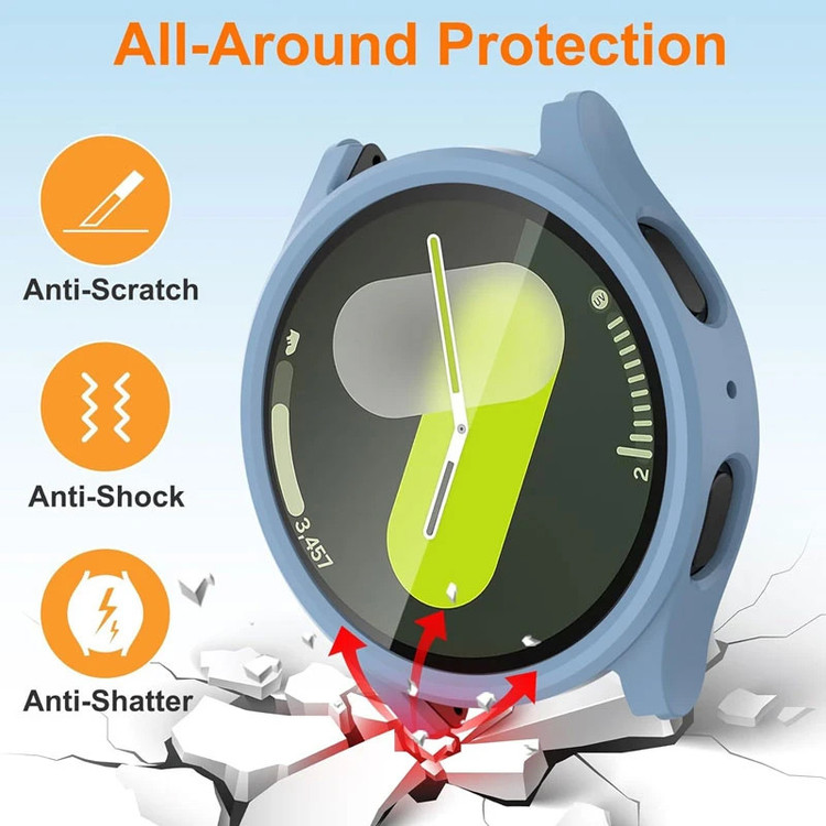 بند گوف مدل BLKG Silicone Magnet مناسب برای ساعت هوشمند سامسونگ Galaxy Watch 7 44mm به همراه کاور