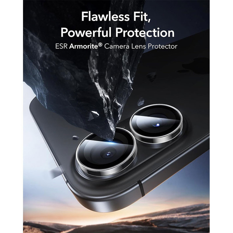 محافظ لنز دوربین فلزی اسپایدر مدل Ring MTL مناسب برای گوشی موبایل اپل iPhone 17
