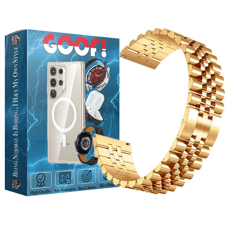 بند گوف مدل 5bead Butterfly مناسب برای ساعت هوشمند هایلو RS4 / RS4 PLUS