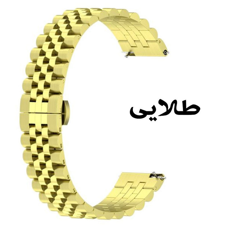 بند گوف مدل 5bead Butterfly مناسب برای ساعت هوشمند سامسونگ Galaxy Watch 4 40mm / Watch 44mm / Watch classic 42mm / Watch classic 46mm