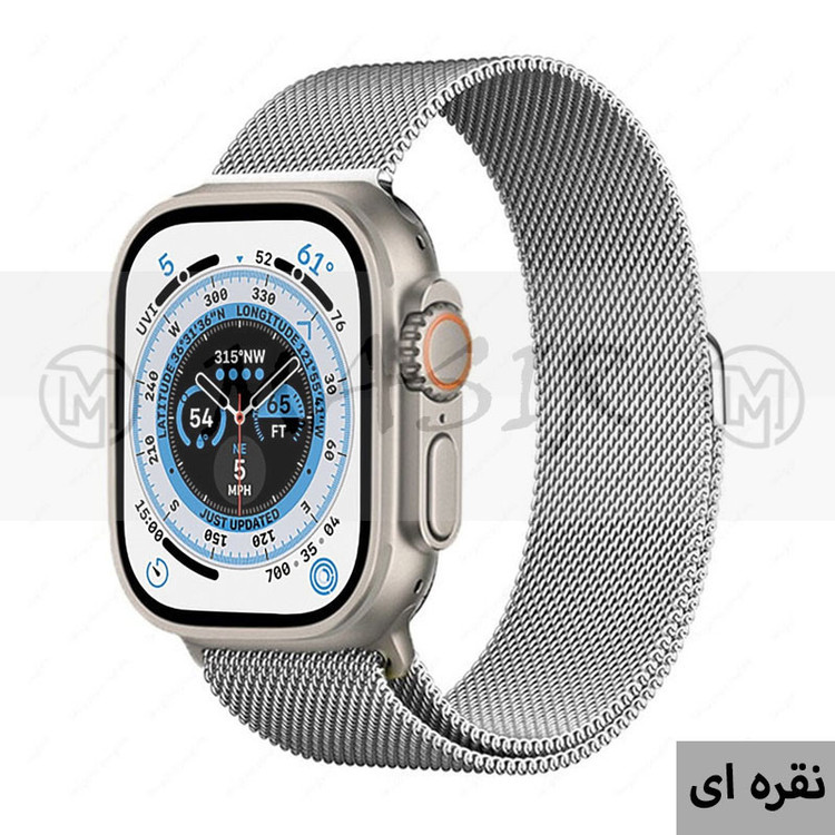 بند مسیر مدل Milanese Strap مناسب برای اپل واچ سری 1/2/3/4/5/6/7/8/9/SE/ULTRA سایز 42/44/45/49 میلی متری