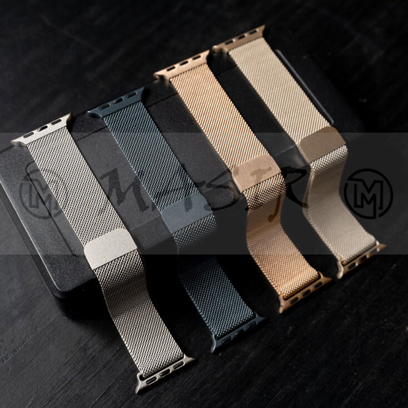 بند مسیر مدل Milanese Strap مناسب برای اپل واچ سری 1/2/3/4/5/6/7/8/9/SE/ULTRA سایز 42/44/45/49 میلی متری