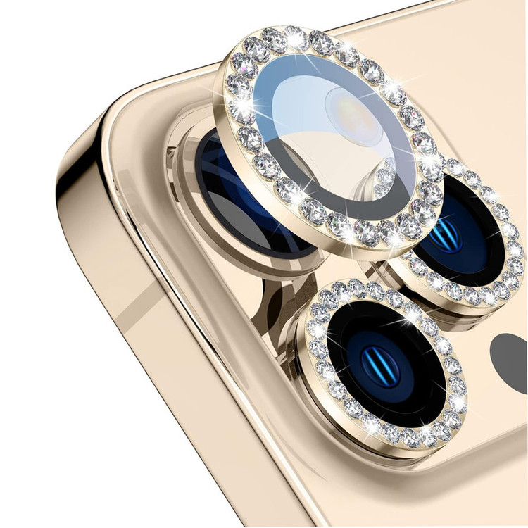 محافظ لنز دوربین گوف مدل Diamond Ring مناسب برای گوشی موبایل اپل iPhone 13 Pro /13 Pro Max