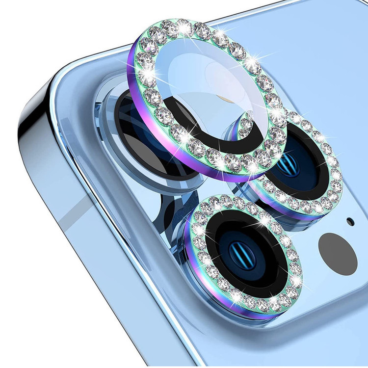محافظ لنز دوربین گوف مدل Diamond Ring مناسب برای گوشی موبایل اپل iPhone 13 Pro /13 Pro Max