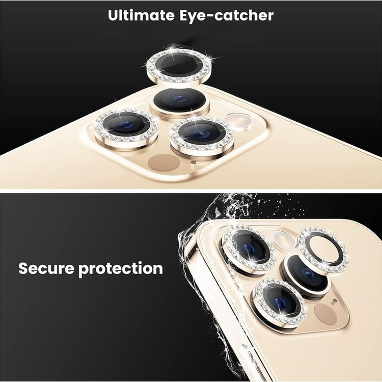محافظ لنز دوربین گوف مدل Diamond Ring مناسب برای گوشی موبایل اپل iPhone 13 Pro /13 Pro Max