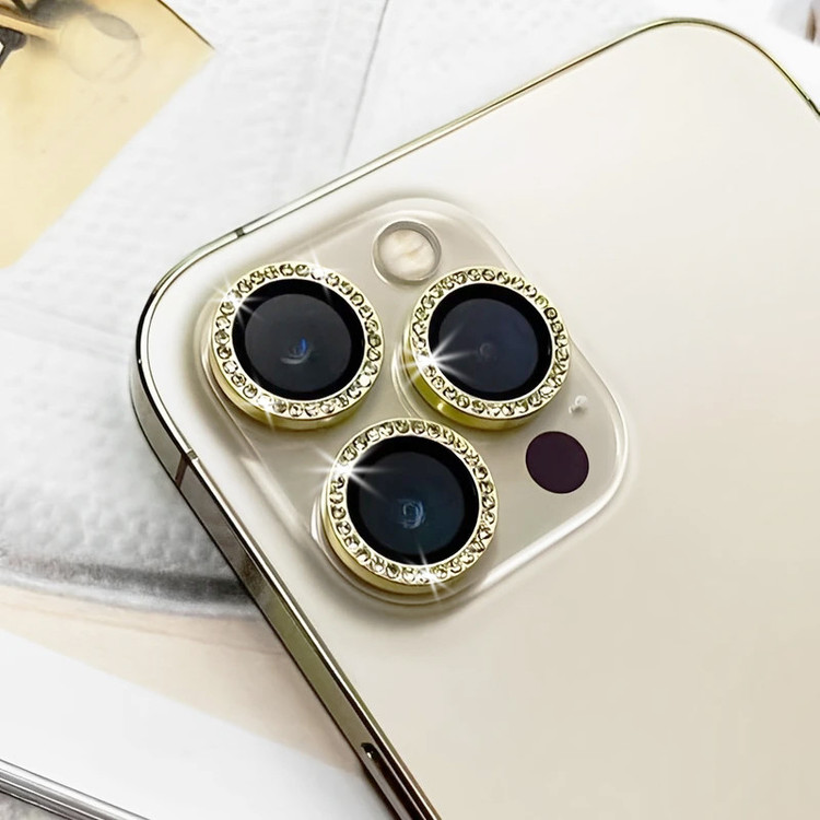 محافظ لنز دوربین گوف مدل Diamond Ring مناسب برای گوشی موبایل اپل iPhone 13 Pro /13 Pro Max