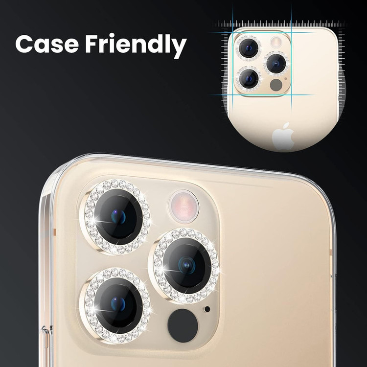 محافظ لنز دوربین گوف مدل Diamond Ring مناسب برای گوشی موبایل اپل iPhone 13 Pro /13 Pro Max