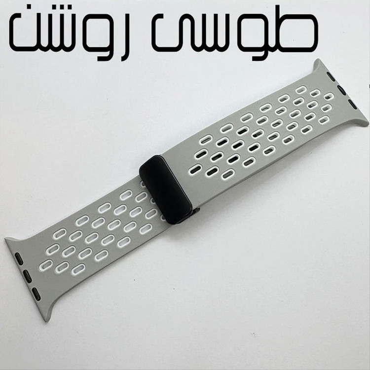 بند گوف مدل Breathable Siliconi Magnetic مناسب برای اپل واچ سری 11 سایز 46mm