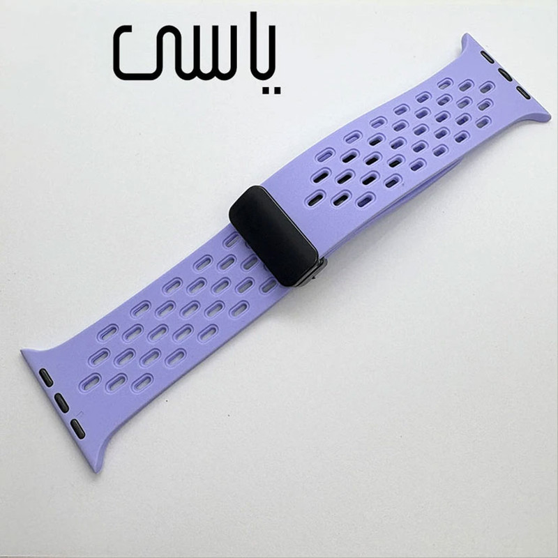 بند گوف مدل Breathable Siliconi Magnetic مناسب برای اپل واچ سری 11 سایز 46mm