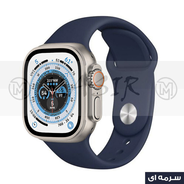 بند مسیر مدل Silicone Strap مناسب برای اپل واچ سری 1/2/3/4/5/6/7/8/9/ SE / ULTRA / ULTRA 2 سایز 42/44/45/49 میلی متری