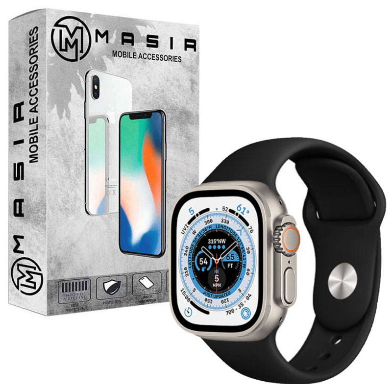 بند مسیر مدل Silicone Strap مناسب برای اپل واچ سری 1/2/3/4/5/6/7/8/9/ SE / ULTRA / ULTRA 2 سایز 42/44/45/49 میلی متری