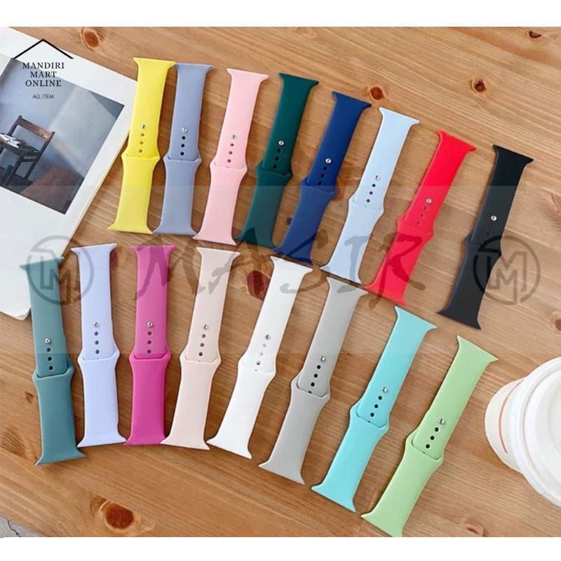 بند مسیر مدل Silicone Strap مناسب برای اپل واچ سری 1/2/3/4/5/6/7/8/9/ SE / ULTRA / ULTRA 2 سایز 42/44/45/49 میلی متری