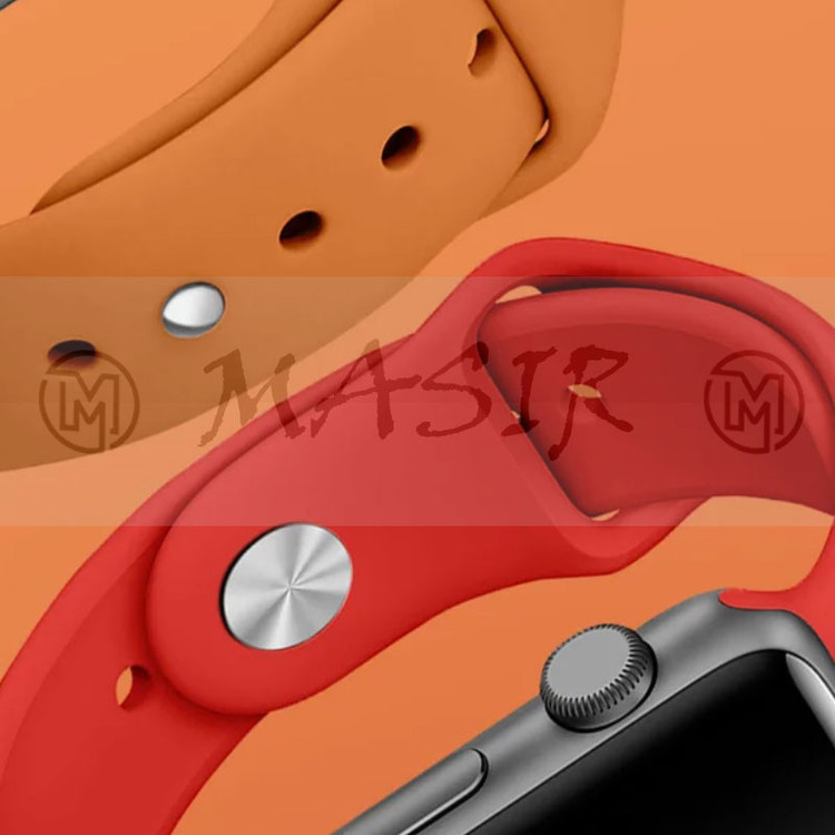 بند مسیر مدل Silicone Strap مناسب برای اپل واچ سری 1/2/3/4/5/6/7/8/9/ SE / ULTRA / ULTRA 2 سایز 42/44/45/49 میلی متری