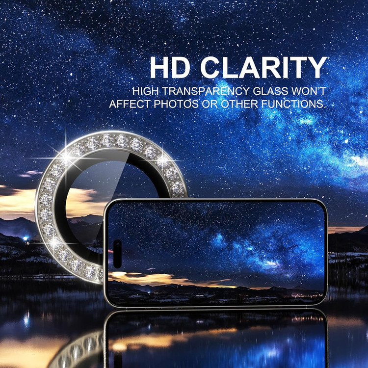 محافظ لنز دوربین گوف مدل Diamond مناسب برای گوشی موبایل اپل iPhone 16 Pro /16 Pro Max