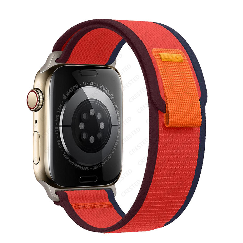 بند گوف مدل Trail Loop Dual Color مناسب برای اپل واچ سری 6 سایز 44 میلی متری