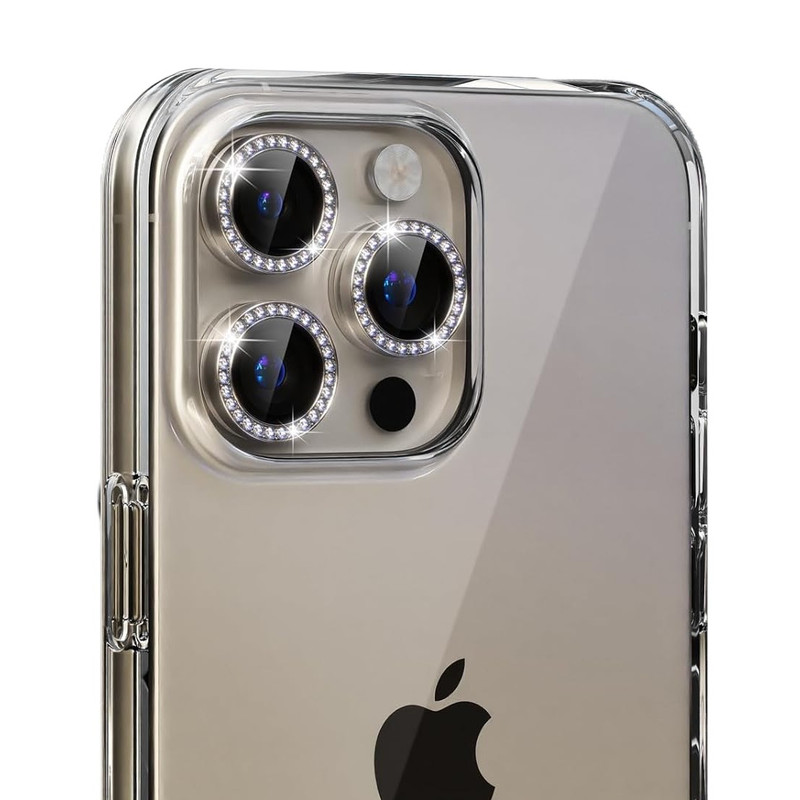 محافظ لنز دوربین گوف مدل Diamond Ring مناسب برای گوشی موبایل اپل iPhone 16 Pro /16 Pro Max