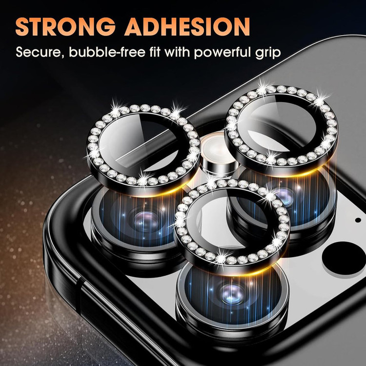 محافظ لنز دوربین گوف مدل Diamond Ring مناسب برای گوشی موبایل اپل iPhone 16 Pro /16 Pro Max