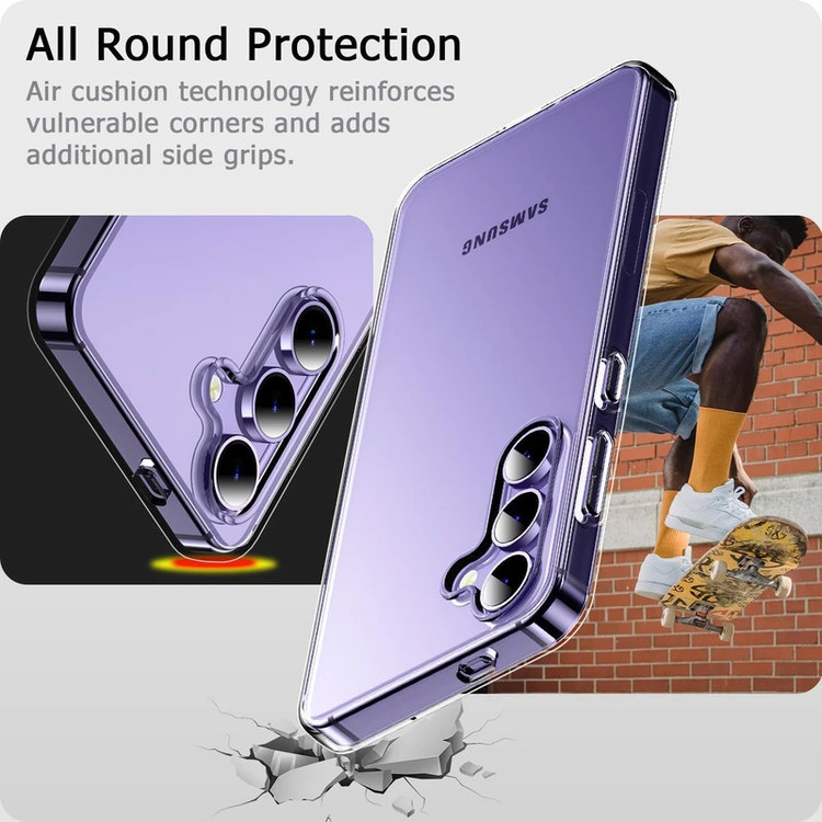 کاور گوف مدل Special Protect مناسب برای گوشی موبایل سامسونگ Galaxy S24 FE به همراه محافظ لنز دوربین