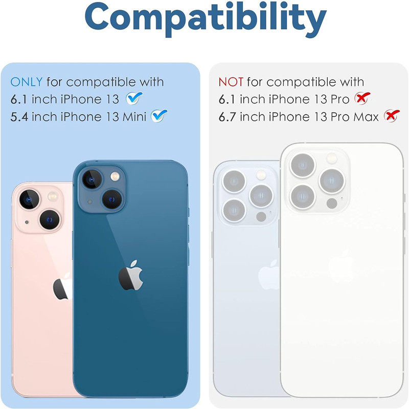 محافظ لنز دوربین گوف مدل رینگی مناسب برای گوشی موبایل اپل iPhone 13 / 13 Mini