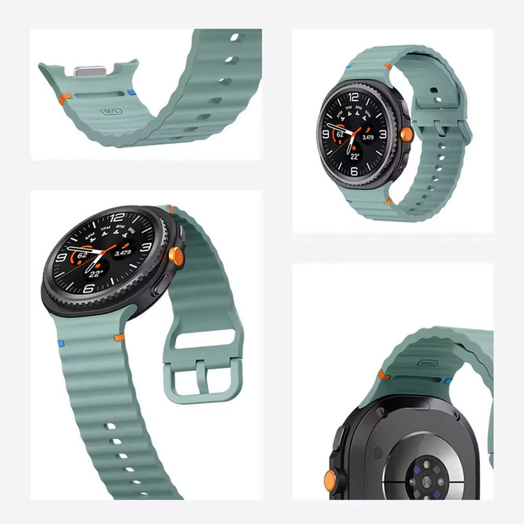 بند اسپایدر مدل ORNEW Silic مناسب برای ساعت هوشمند سامسونگ Galaxy Watch 8 44mm