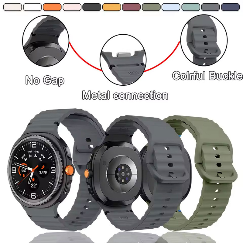 بند اسپایدر مدل ORNEW Silic مناسب برای ساعت هوشمند سامسونگ Galaxy Watch 8 44mm
